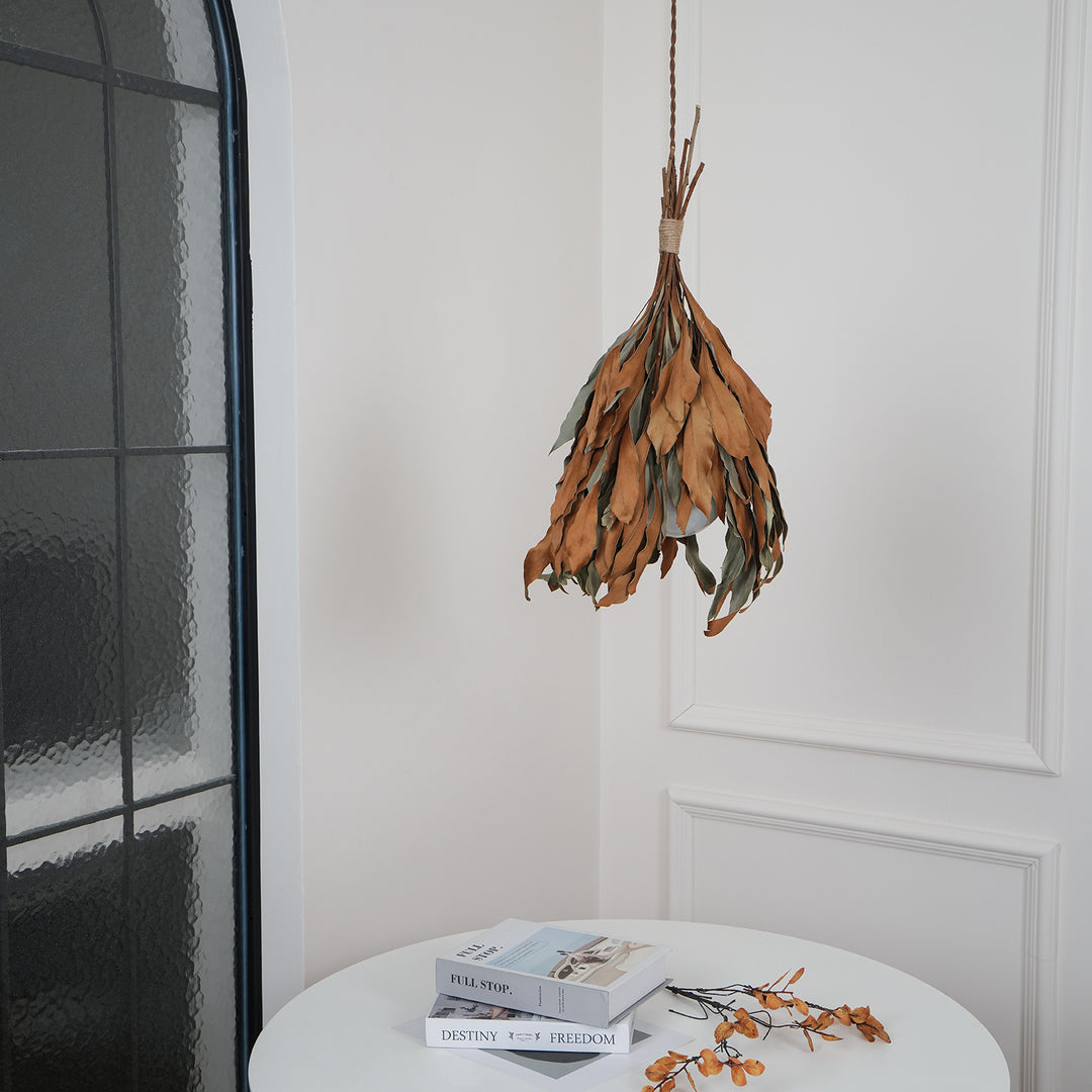 Dried Branch Leaf Pendant Lamp - Vakkerlight