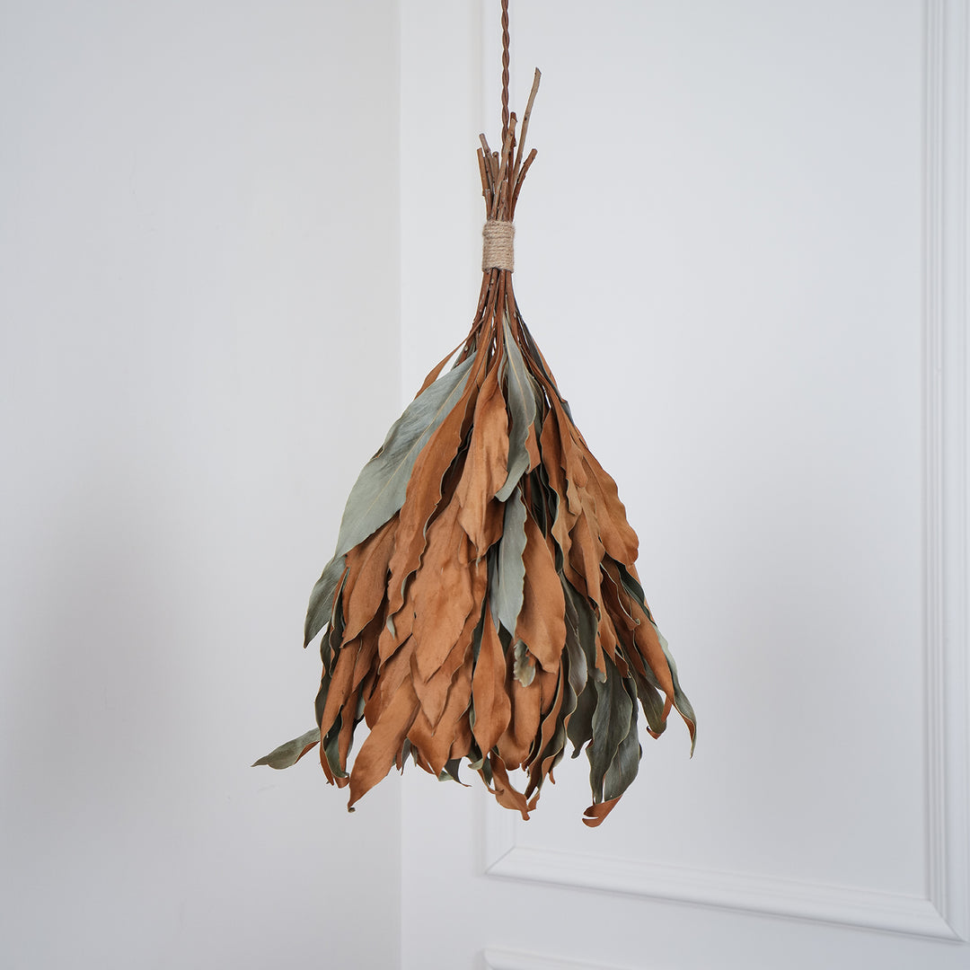 Dried Branch Leaf Pendant Lamp - Vakkerlight