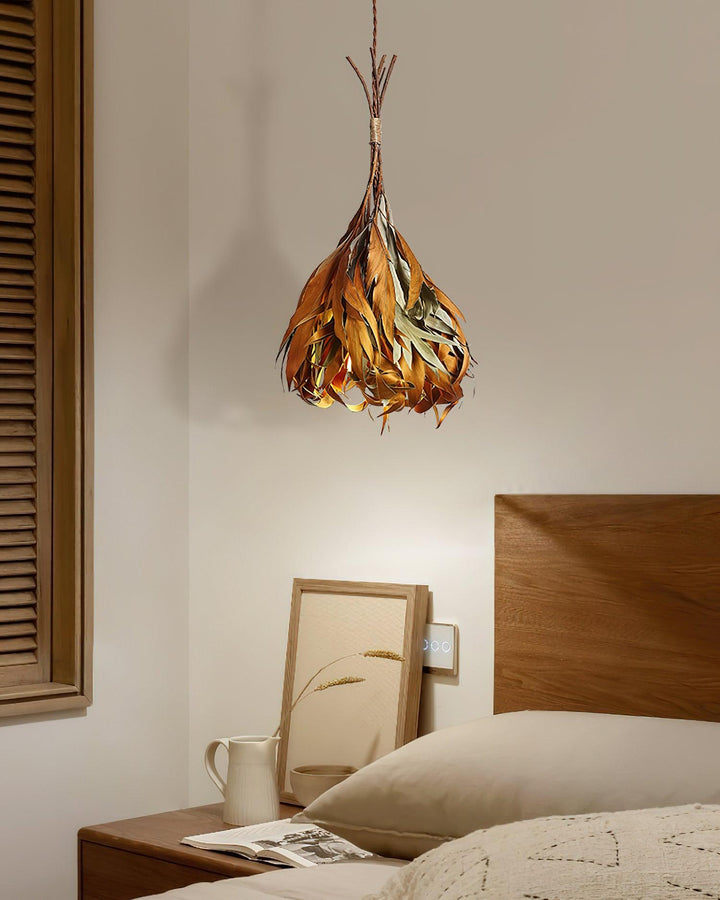 Dried Branch Leaf Pendant Lamp - Vakkerlight