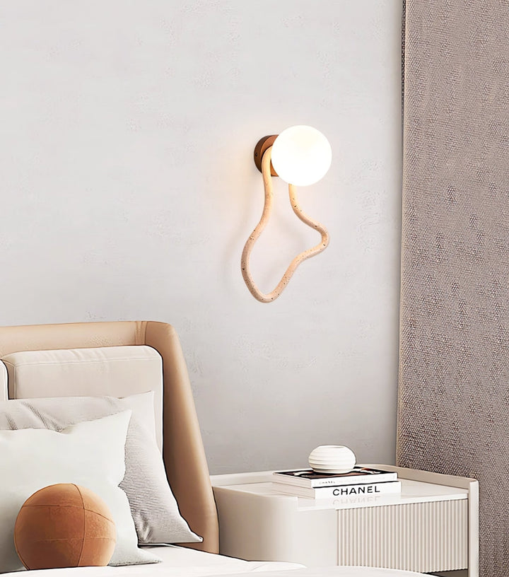 Driftform Travertine Wall Sconce - Vakkerlight