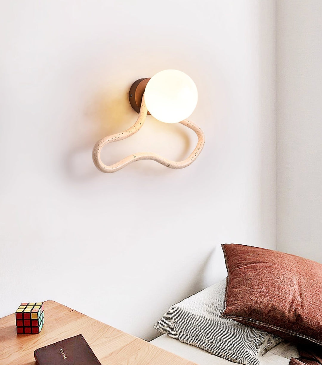 Driftform Travertine Wall Sconce - Vakkerlight
