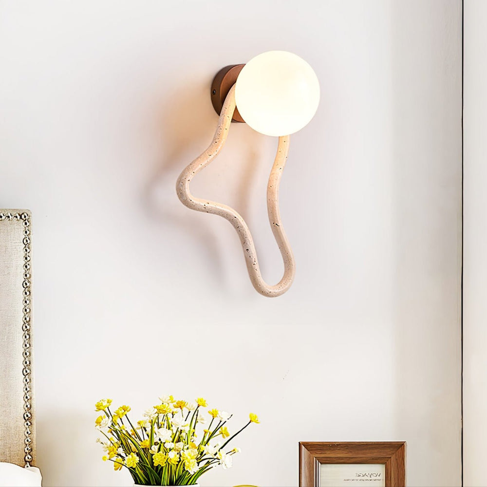 Driftform Travertine Wall Sconce - Vakkerlight