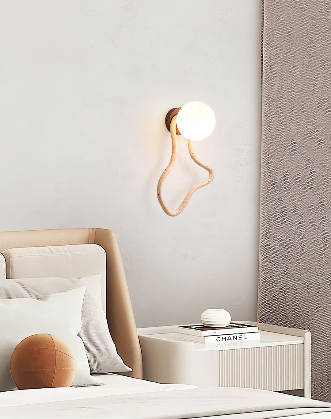 Driftform Travertine Wall Sconce - Vakkerlight