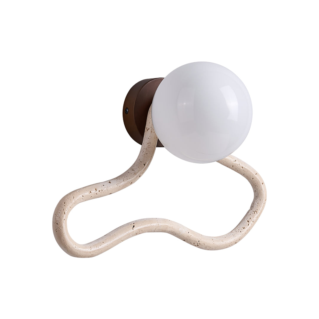 Driftform Travertine Wall Sconce - Vakkerlight