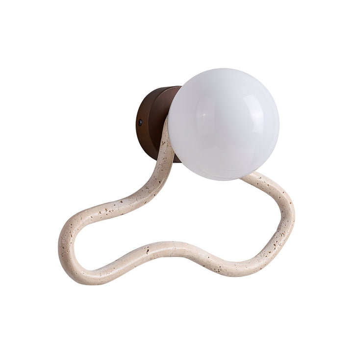 Driftform Travertine Wall Sconce - Vakkerlight