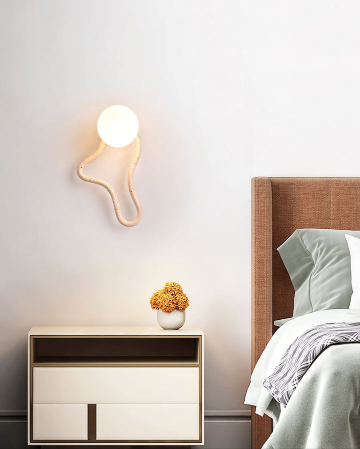 Driftform Travertine Wall Sconce - Vakkerlight