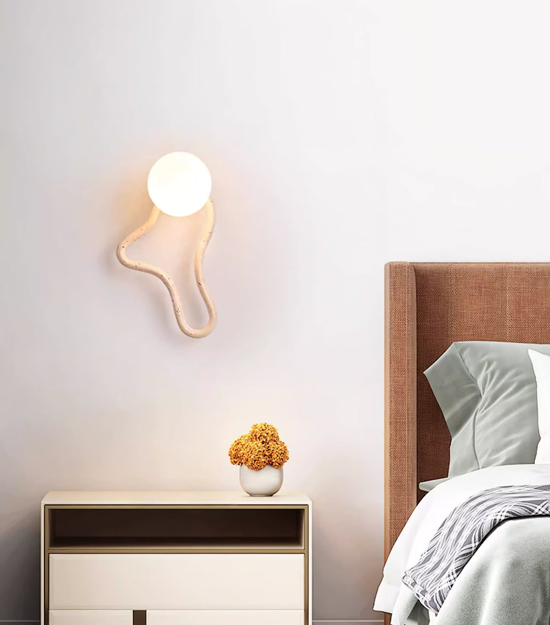 Driftform Travertine Wall Sconce - Vakkerlight