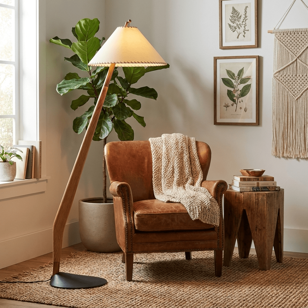 Driftwood Tilt Floor Lamp - Vakkerlight