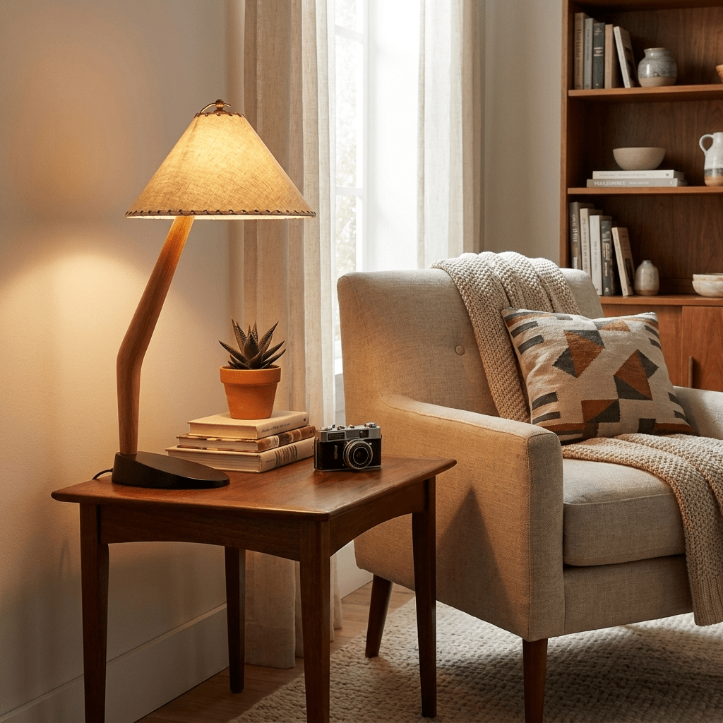 Driftwood Tilt Table Lamp - Vakkerlight