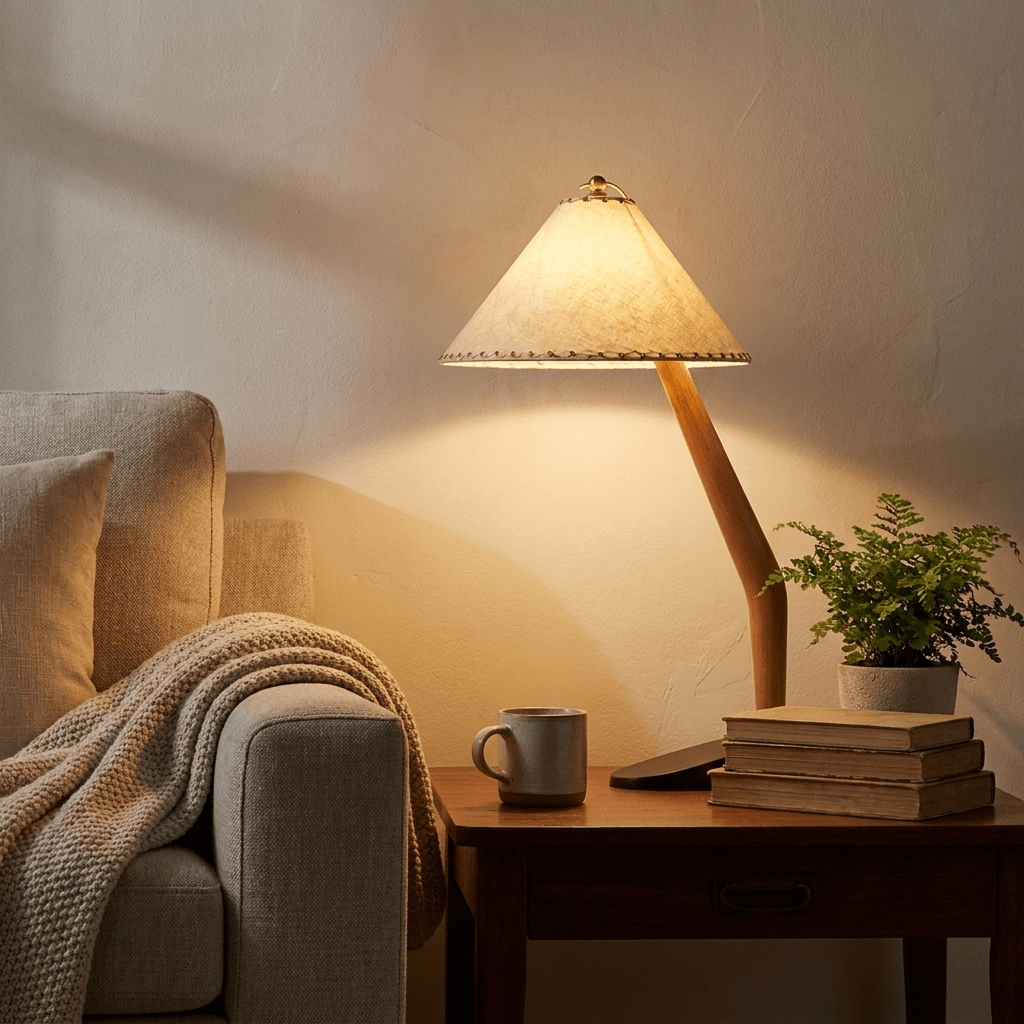 Driftwood Tilt Table Lamp - Vakkerlight