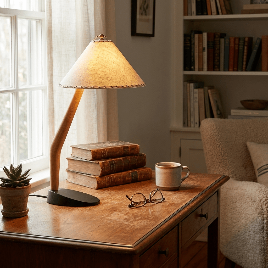 Driftwood Tilt Table Lamp - Vakkerlight