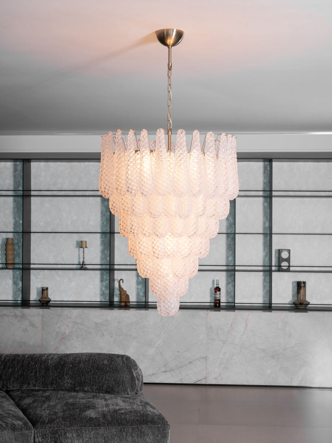 Murano Glass Droplet Chandelier - Vakkerlight