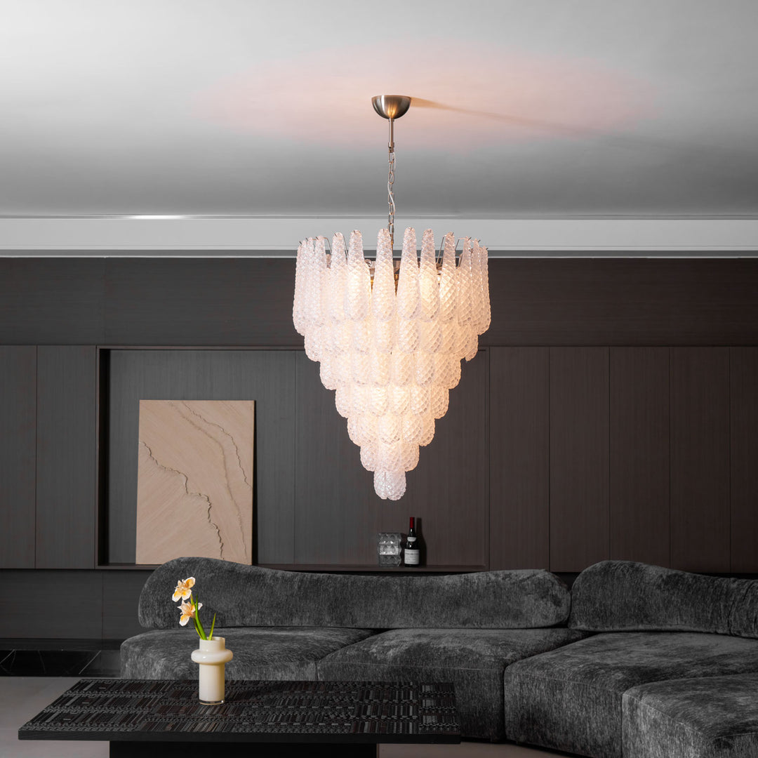 Murano Glass Droplet Chandelier - Vakkerlight