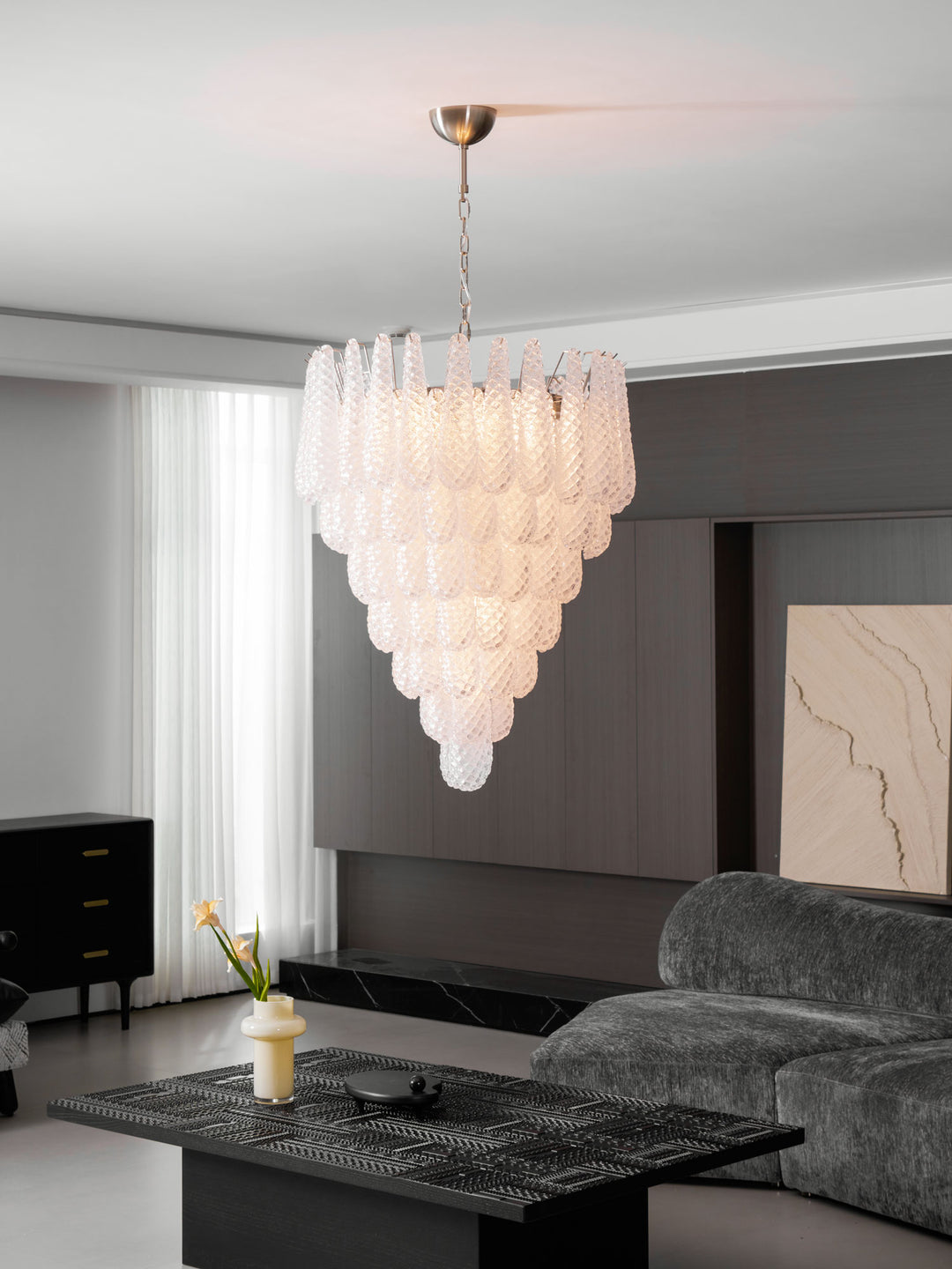 Murano Glass Droplet Chandelier - Vakkerlight