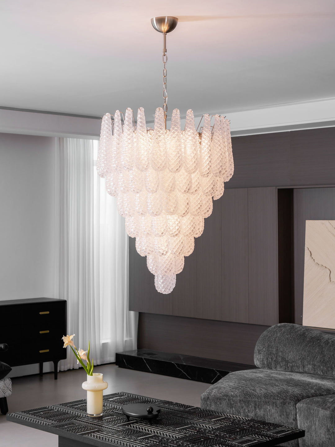 Murano Glass Droplet Chandelier - Vakkerlight