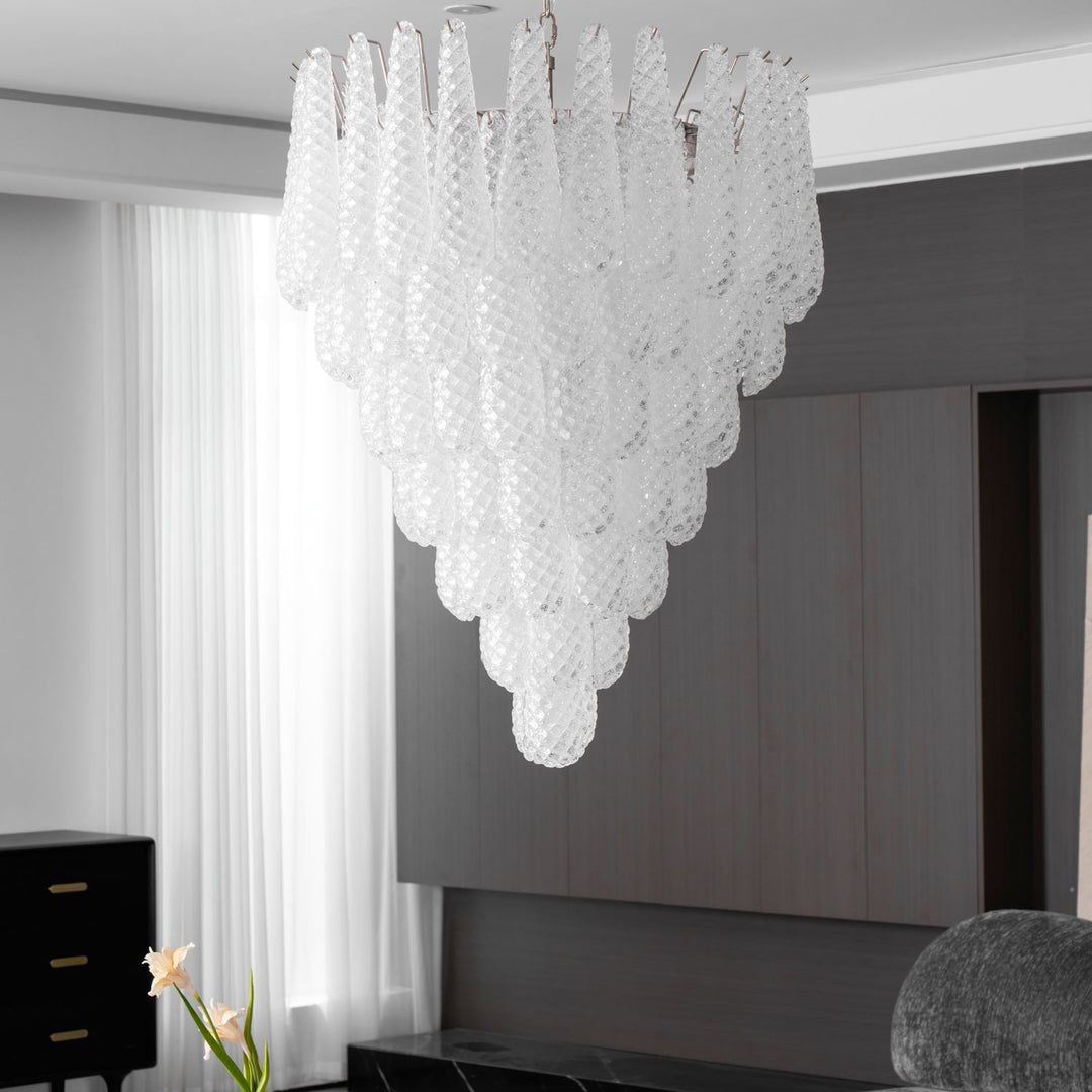 Murano Glass Droplet Chandelier - Vakkerlight