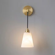 Droplet Alabaster Wandlampe