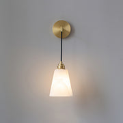 Droplet Alabaster Wandlampe