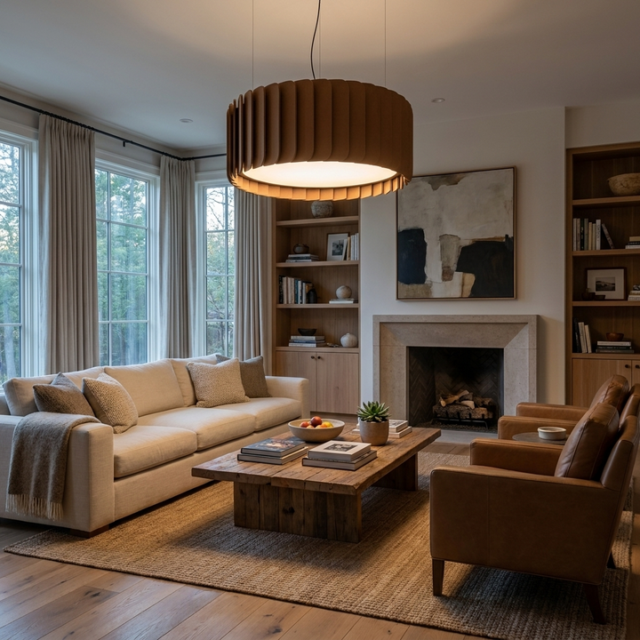 Drum Acoustic Pendant Lamp