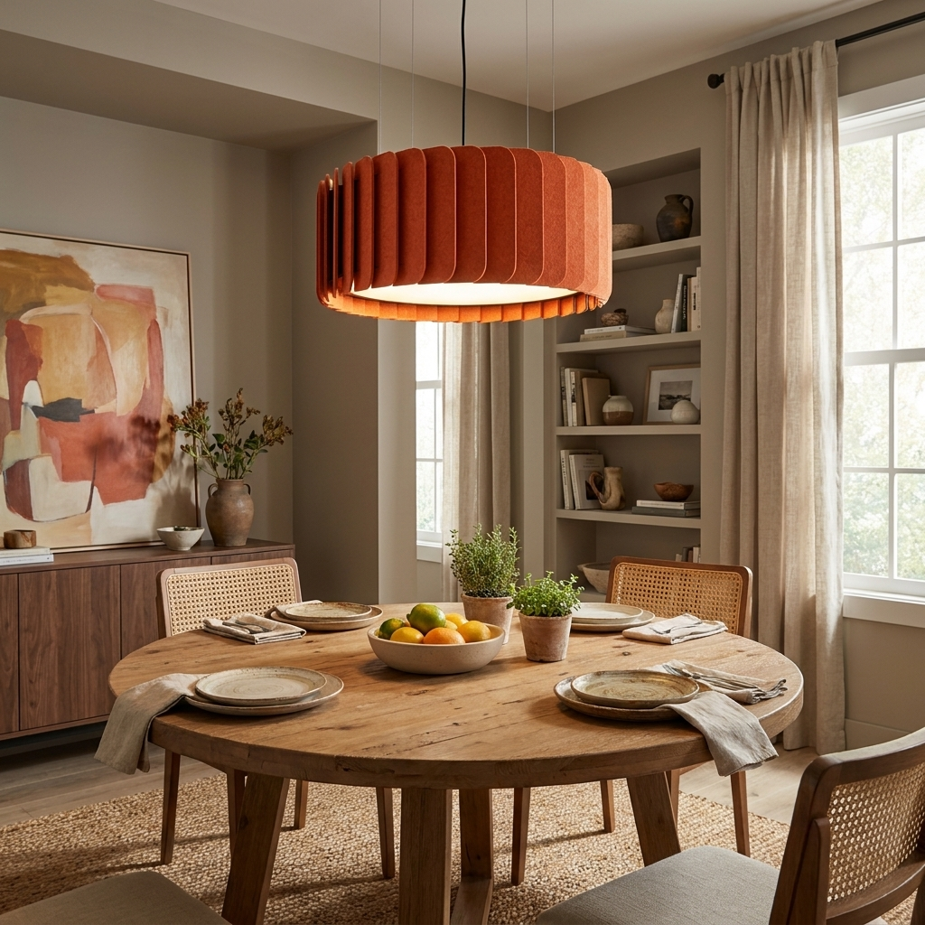 Drum Acoustic Pendant Lamp
