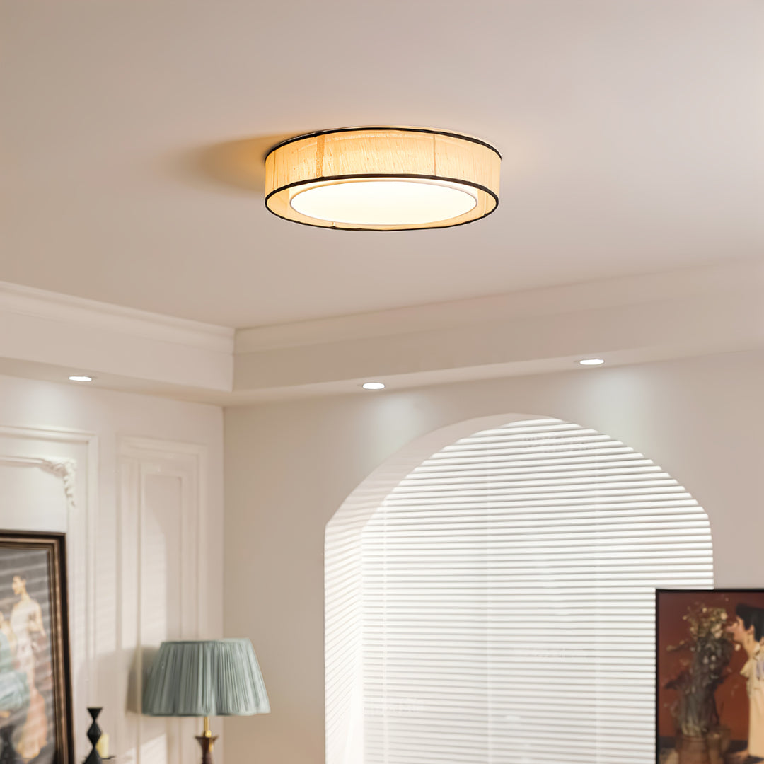 Drum Rould Ceiling Lamp