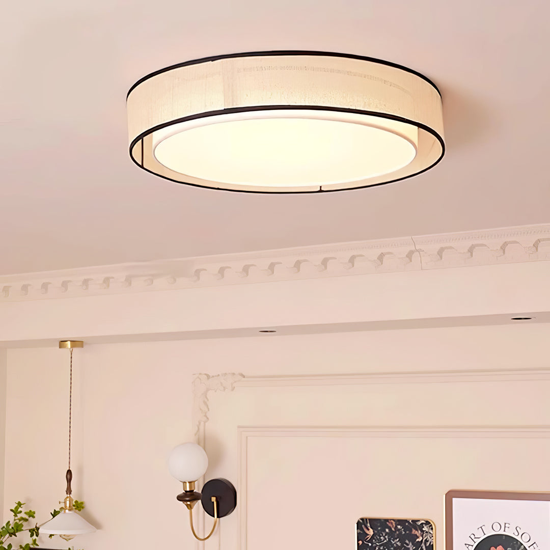 Drum Rould Ceiling Lamp