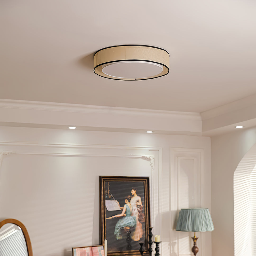 Drum Rould Ceiling Lamp