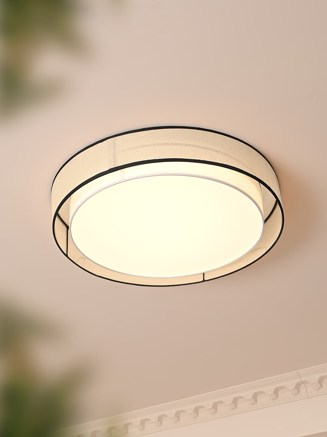 Drum Rould Ceiling Lamp