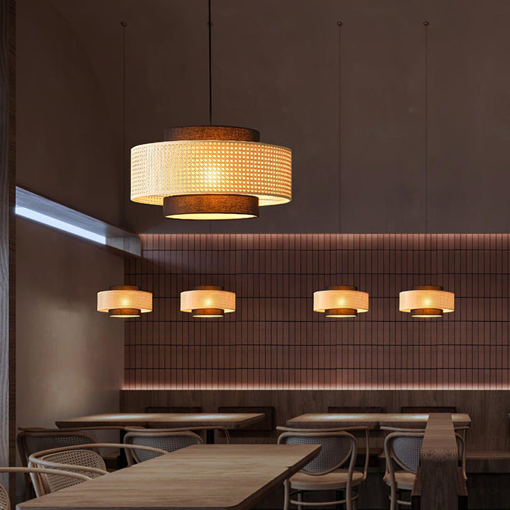 Drum Shade Pendant Light - Vakkerlight