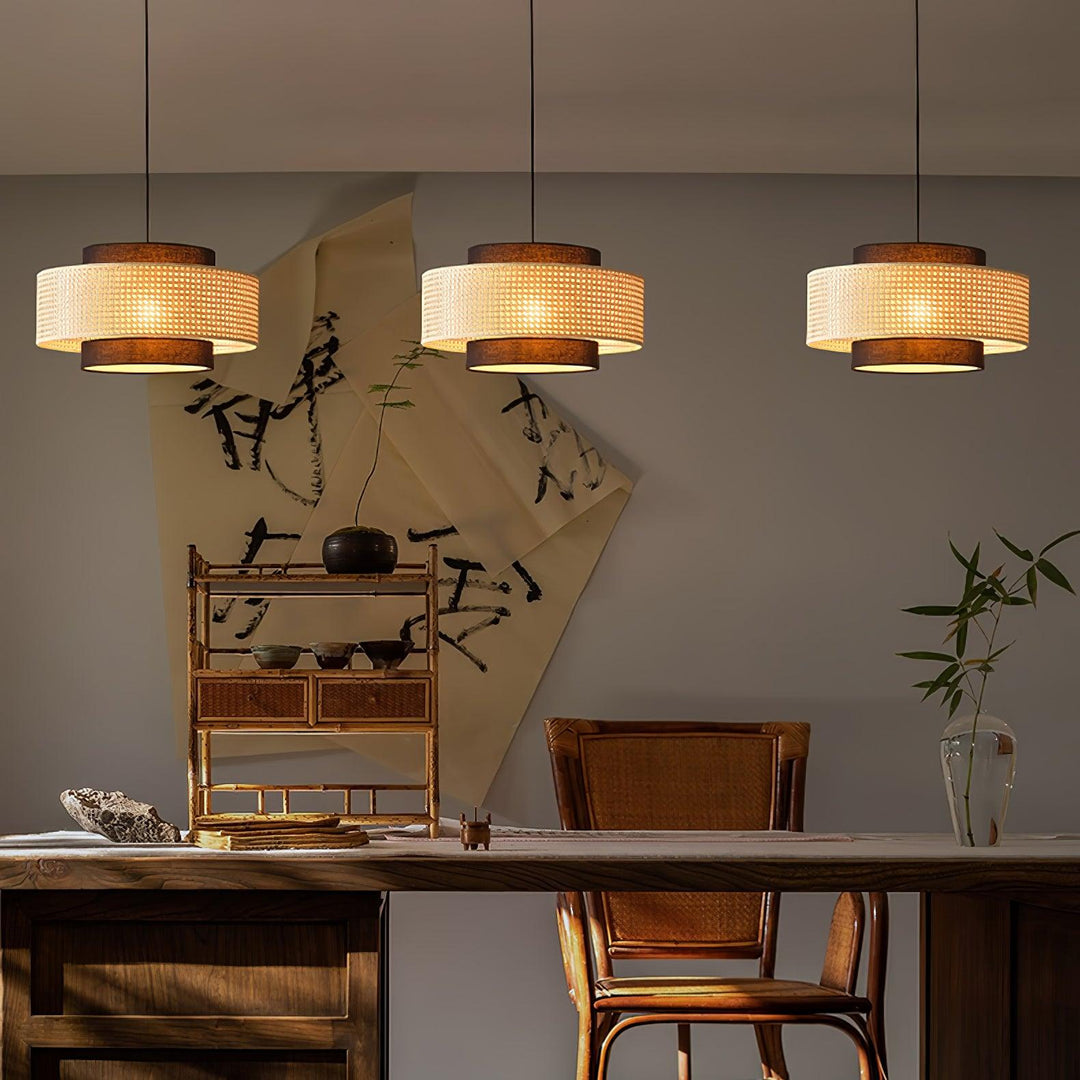 Drum Shade Pendant Light - Vakkerlight