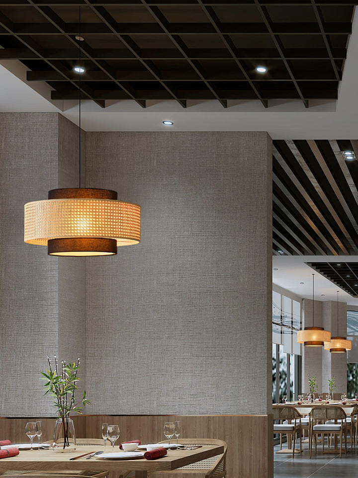 Drum Shade Pendant Light - Vakkerlight