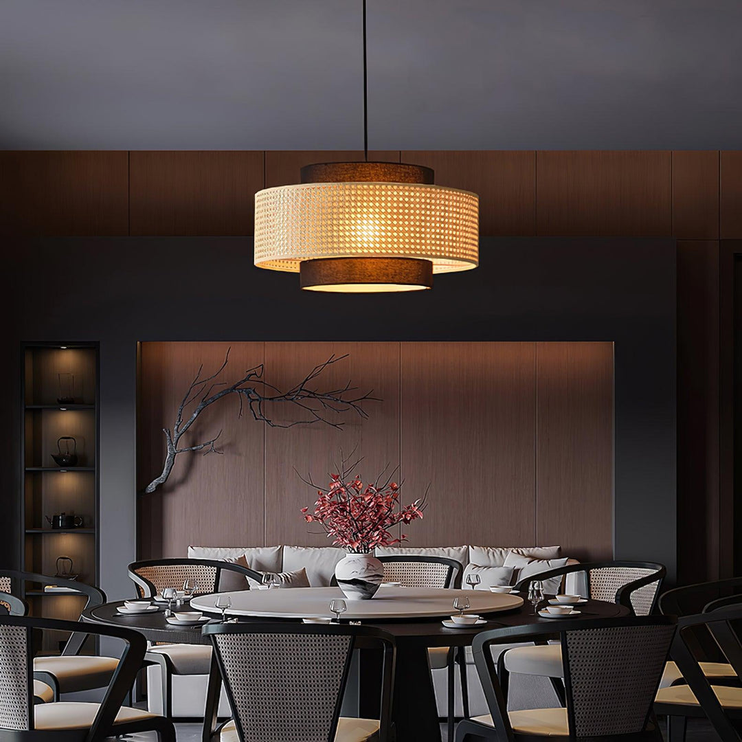 Drum Shade Pendant Light - Vakkerlight