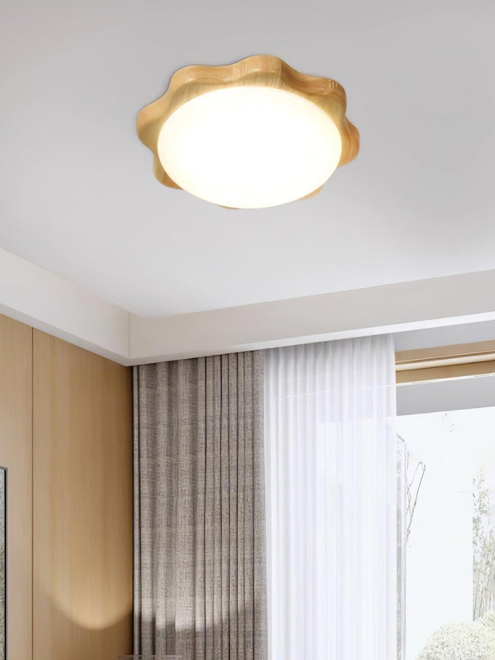 Drum Wood Ceiling Lamp - Vakkerlight