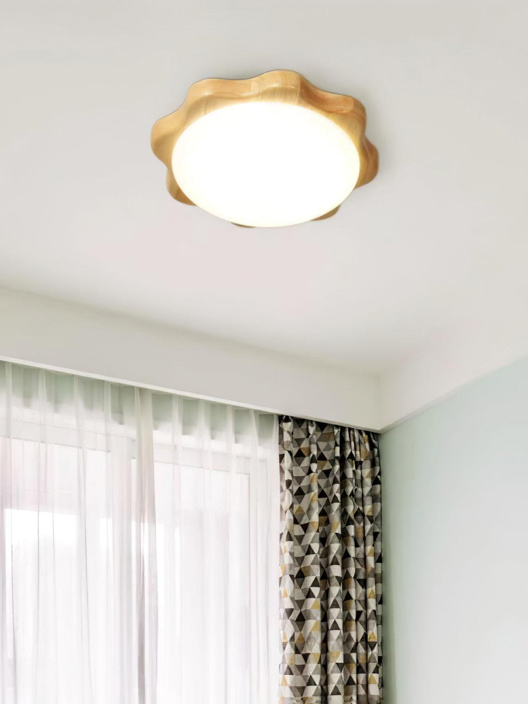 Drum Wood Ceiling Lamp - Vakkerlight