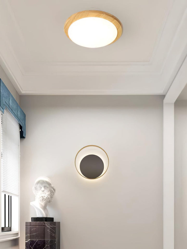 Drum Wood Ceiling Lamp - Vakkerlight