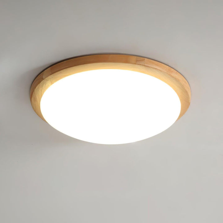 Drum Wood Ceiling Lamp - Vakkerlight