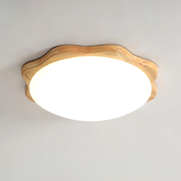 Drum Wood Ceiling Lamp - Vakkerlight