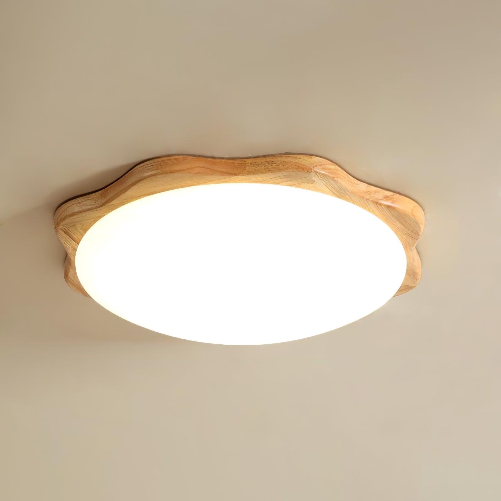 Drum Wood Ceiling Lamp – Vakkerlight