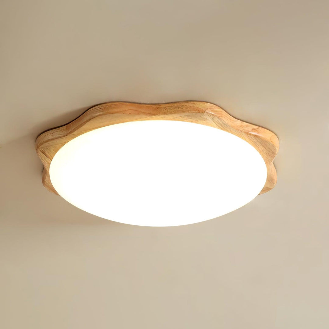 Drum Wood Ceiling Lamp - Vakkerlight