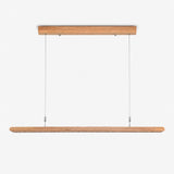 Dual-Louver-Wood-Linien-Pendelleuchte