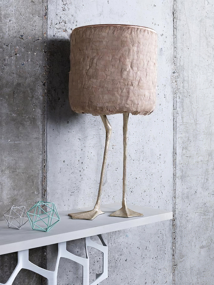 Duck Feet Feather Table Lamp