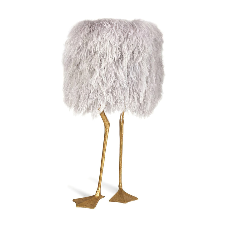 Duck Feet Feather Table Lamp