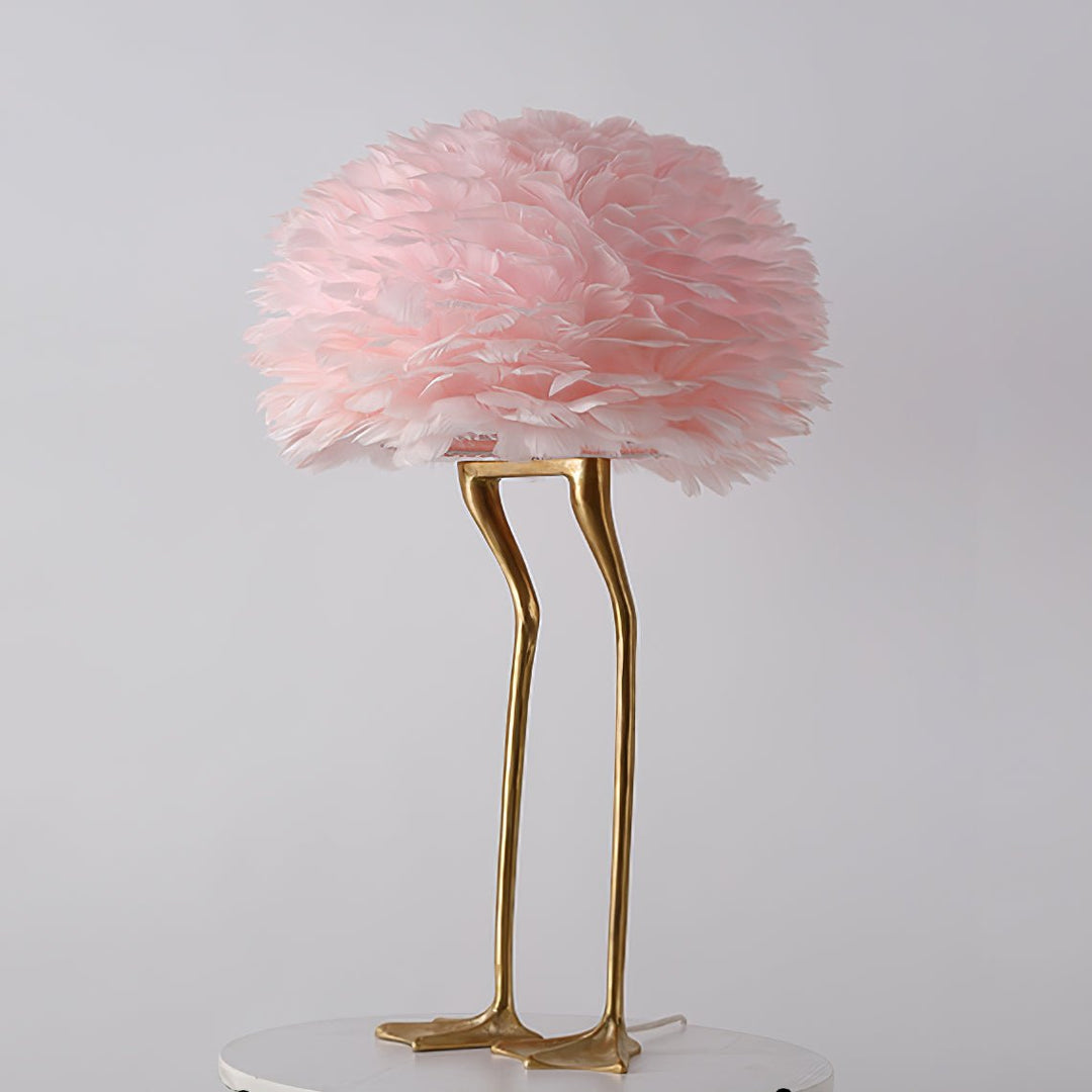 Duck Feet Feather Table Lamp - Vakkerlight