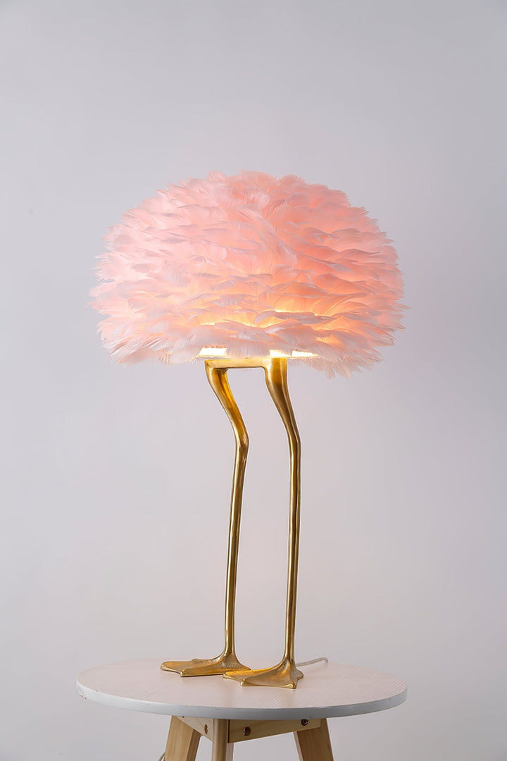 Duck Feet Feather Table Lamp - Vakkerlight