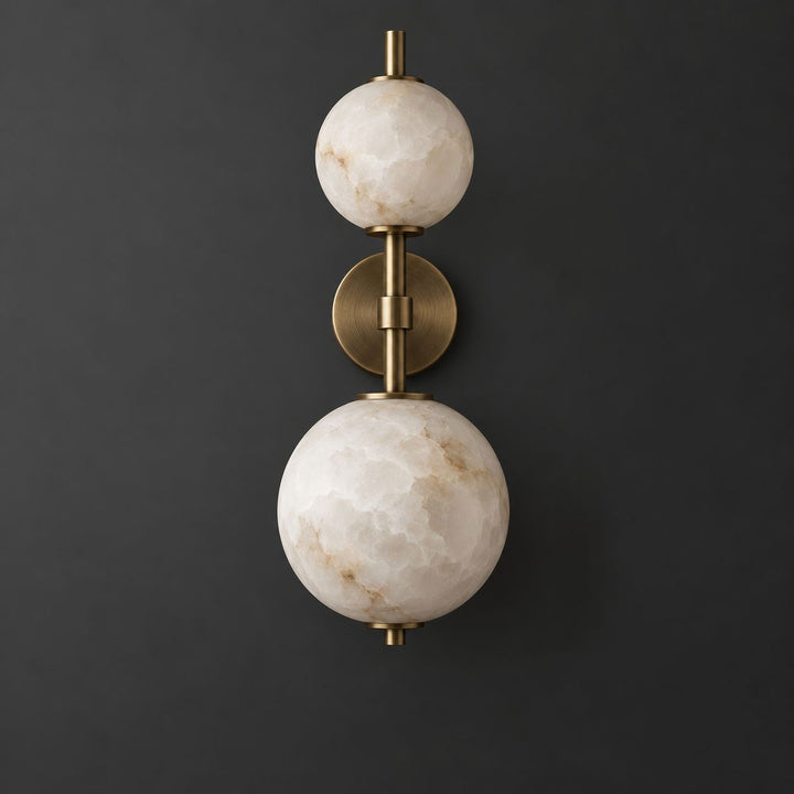Duet Albast wandlamp