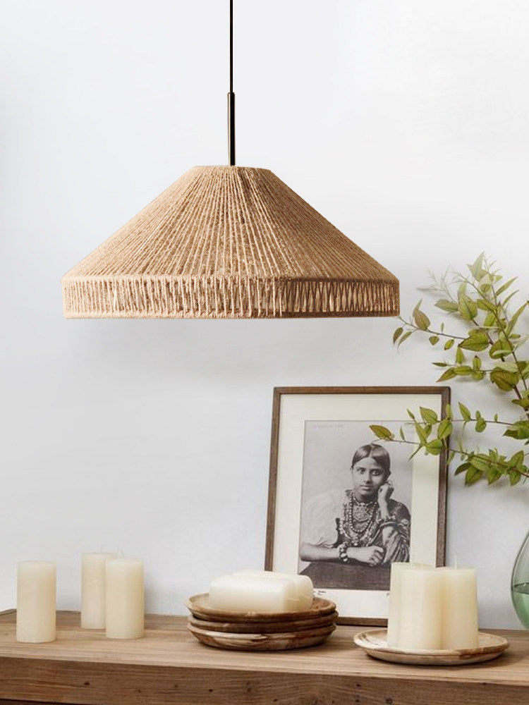 Dune Rope Cone Pendant Lamp