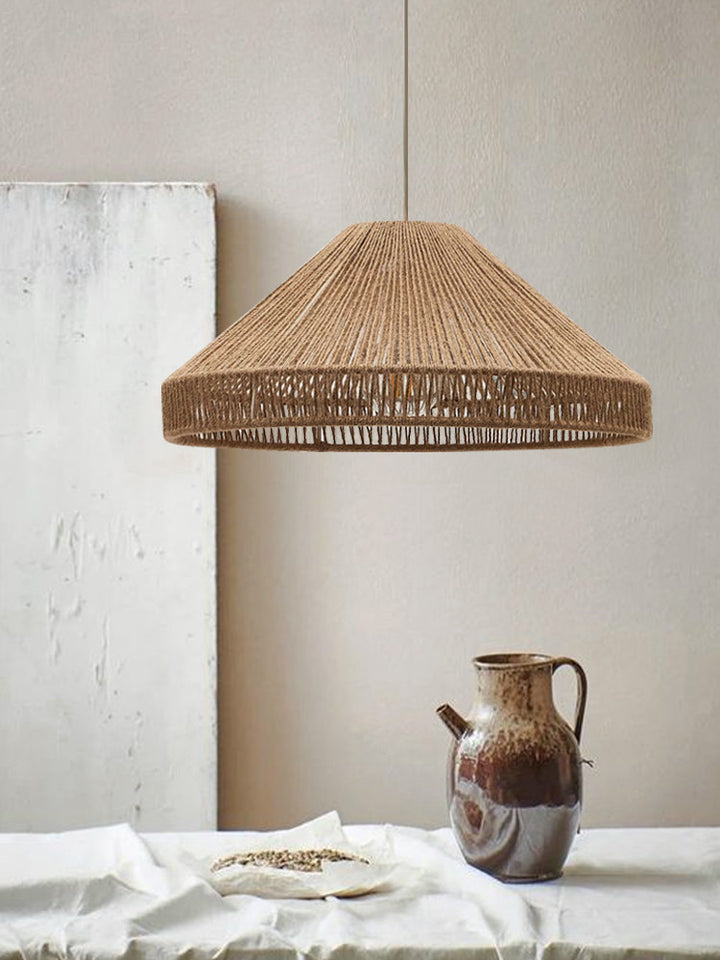 Dune Rope Cone Pendant Lamp