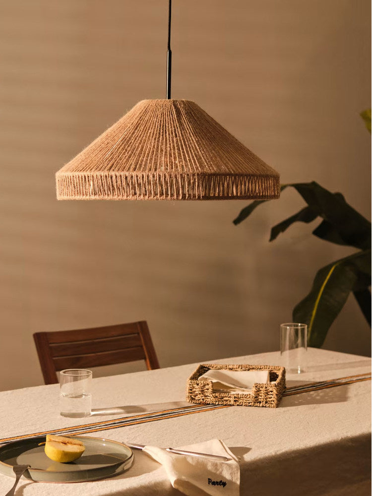 Dune Rope Cone Pendant Lamp