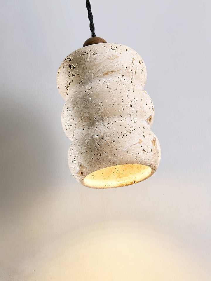 Dune Pebble Travertine Pendant Light - Vakkerlight