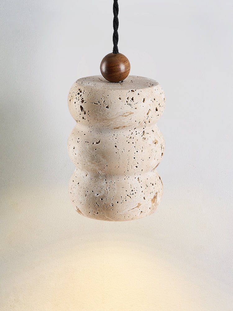 Dune Pebble Travertine Pendant Light - Vakkerlight